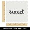 Sweet Text Cursive Wall Cookie DIY Craft Reusable Stencil